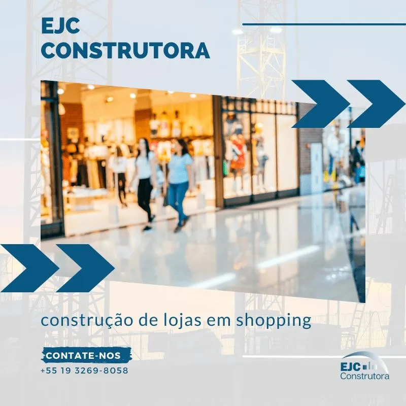 Imagem ilustrativa de Construção de lojas em shopping